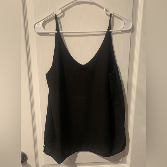 NWT Stella Luce Navy Black Tank Top V Neck Size Small - Picture 3 of 4